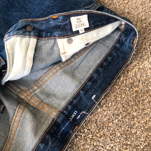 LEVI’s Made and Crafted 511™ SLIM FIT MEN'S JEANS 28 x 34 like new Mid Stonewash - Picture 2 of 5